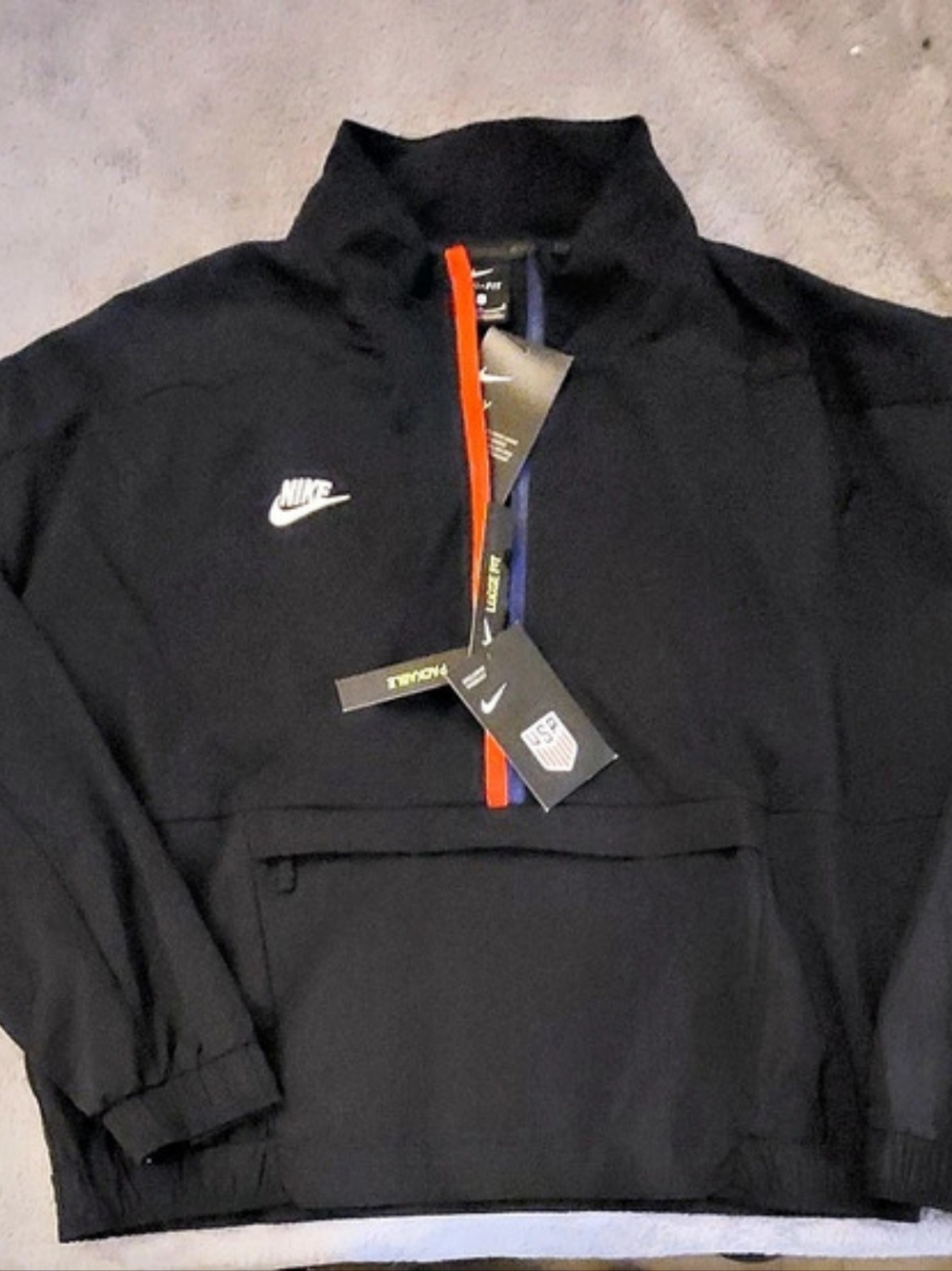 Nike Energy Soccer Anorak Jacket Black